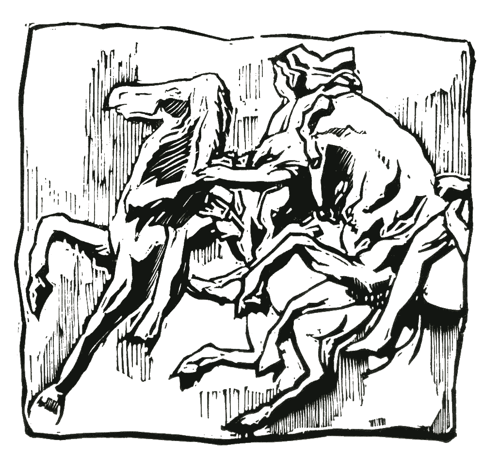 Illustration 16 de Renefer pour Athènes antique de Charles Maurras en 1927.